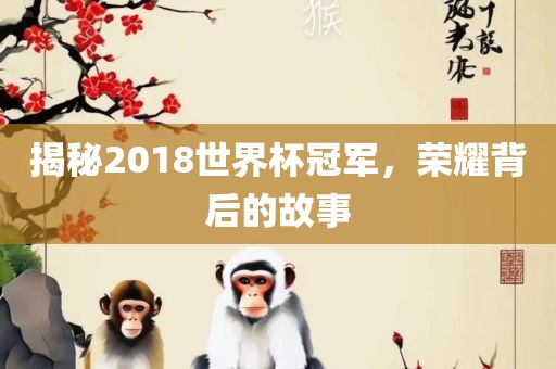 揭秘2018世界杯冠军，荣耀背后的故事吉安市靖泰电力工程有限公司