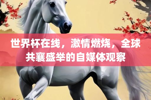 世界杯在线，激情燃烧，全球共襄盛举的自媒体观察