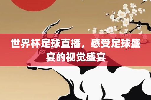 世界杯足球直播，感受足球盛宴的视觉盛宴