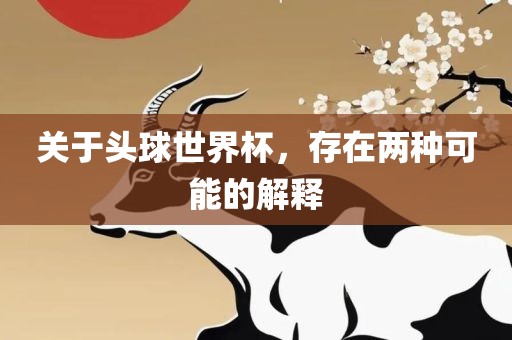 关于头球世界杯，存在两种可能的解释
