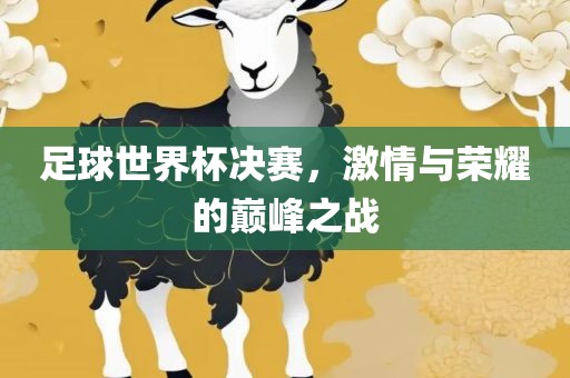 足球世界杯决赛，激情与荣耀的巅峰之战吉安市靖泰电力工程有限公司