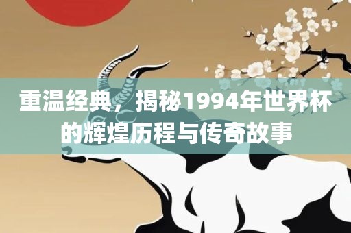 重温经典，揭秘1994年世界杯的辉煌历程与传奇故事