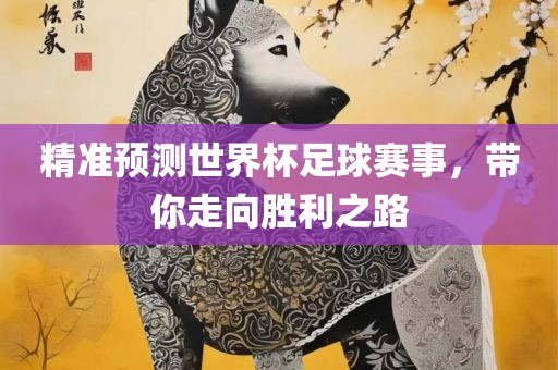 精准预测世界杯足球赛事，带你走向胜利之路