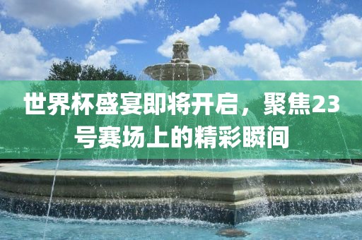 世界杯盛宴即将开启，聚焦23号赛场上的精彩瞬间