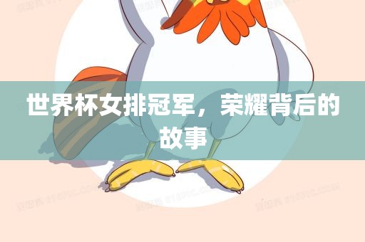 吉安市靖泰电力工程有限公司世界杯女排冠军，荣耀背后的故事