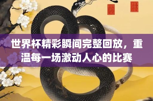 世界杯精彩瞬间完整回放，重温每一场激动人心的比赛