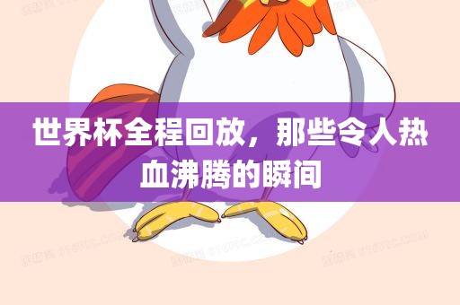 世界杯全程回放，那些令人热血沸腾的瞬间吉安市靖泰电力工程有限公司