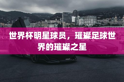 世界杯明星球员，璀璨足球世界的璀璨之星