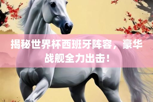 揭秘世界杯西班牙阵容，豪华战舰全力出击！吉安市靖泰电力工程有限公司