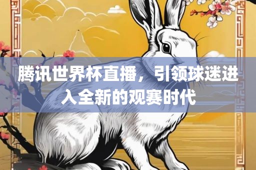 腾讯世界杯直播，引领球迷进入全新的观赛时代
