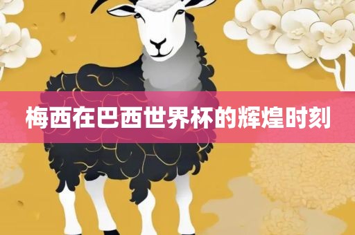 梅西在巴西世界杯的辉煌时刻