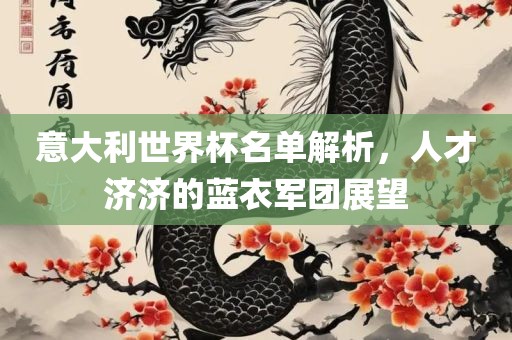 意大利世界杯名单解析，人才济济的蓝衣军团展望