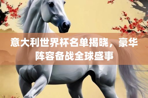 意大利世界杯名单揭晓，豪华阵容备战全球盛事