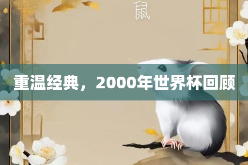 重温经典，2000年世界杯回顾