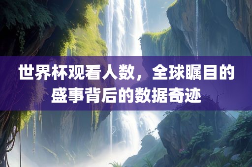 世界杯观看人数，全球瞩目的盛事背后的数据奇迹
