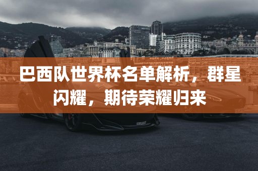 巴西队世界杯名单解析，群星闪耀，期待荣耀归来