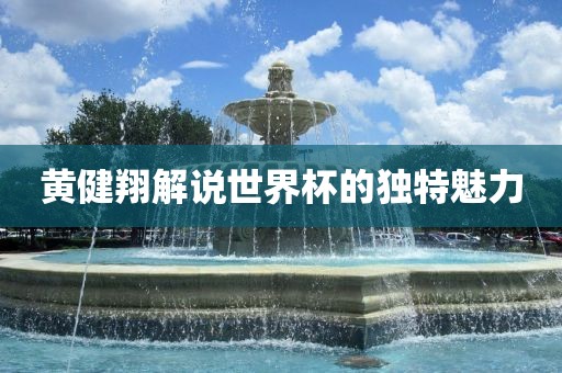黄健翔解说世界杯的独特魅力