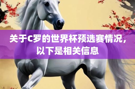 关于C罗的世界杯预选赛情况，以下是相关信息
