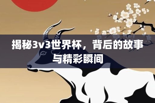 揭秘3v3世界杯，背后的故事与精彩瞬间