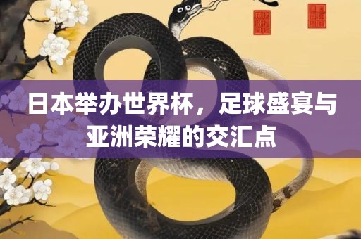 日本举办世界杯，足球盛宴与亚洲荣耀的交汇点