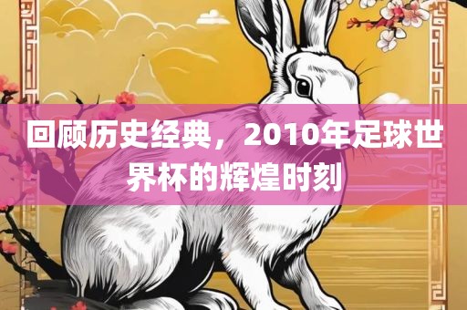 回顾历史经典，2010年足球世界杯的辉煌时刻吉安市靖泰电力工程有限公司