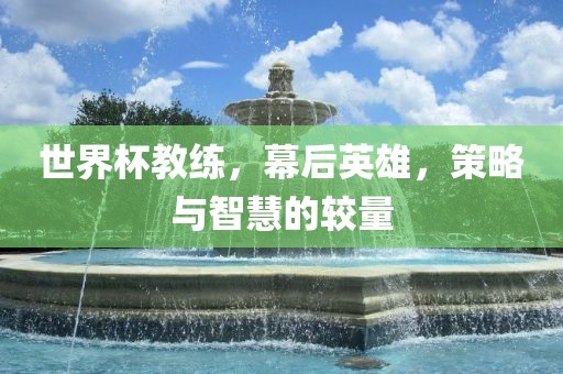 世界杯教练，幕后英雄，策略与智慧的较量