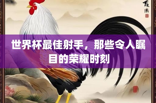 世界杯最佳射手，那些令人瞩目的荣耀时刻