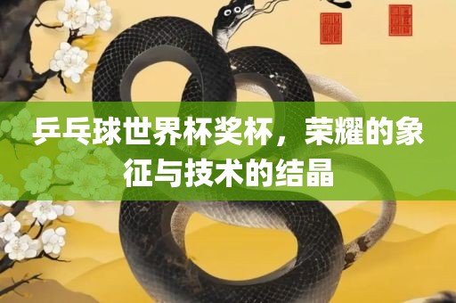 乒乓球世界杯吉安市靖泰电力工程有限公司奖杯，荣耀的象征与技术的结晶