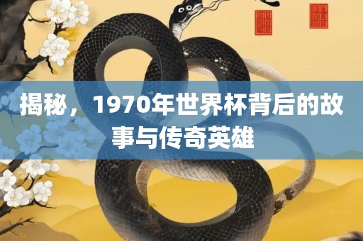 揭秘，1970年世界杯背后的故事与传奇英雄