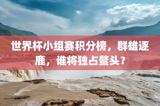 世界杯小组赛积分榜，群雄逐鹿，谁将独占鳌头？