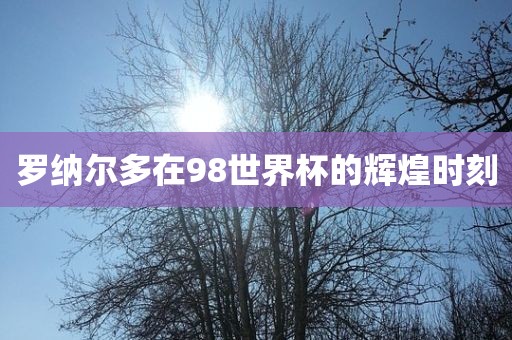 罗纳尔多在98世界杯的辉煌时刻