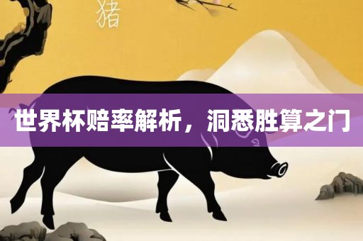 世界杯赔率解析，洞悉胜算之门