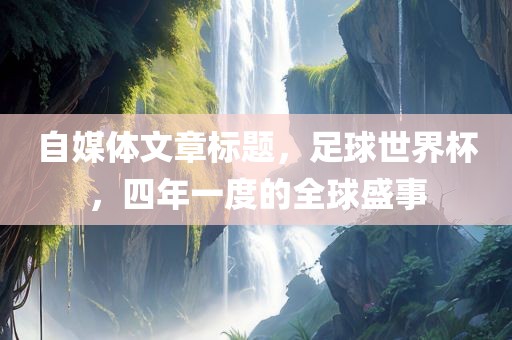 自媒体文吉安市靖泰电力工程有限公司章标题，足球世界杯，四年一度的全球盛事