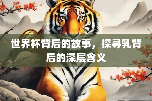 世界杯背后的故事，探寻乳背后的深层含义