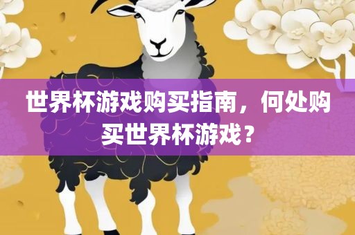 世界杯游戏购买指南，何处购买世界杯游戏？