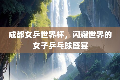 成都女乒世界杯，闪耀世界的女子乒乓球盛宴