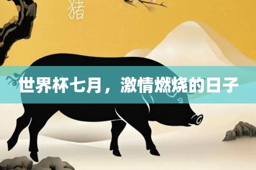世界杯七月，激情燃烧的日子