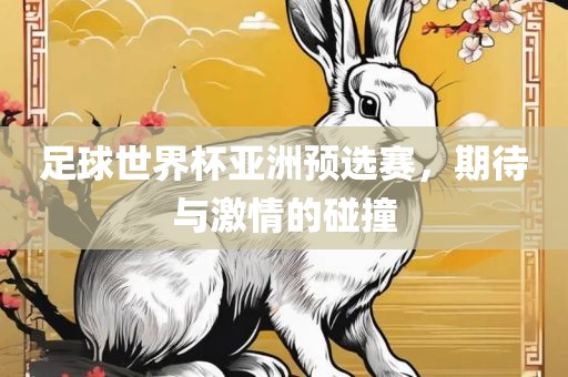 足球世界杯亚洲预选赛，期待与激情的碰撞