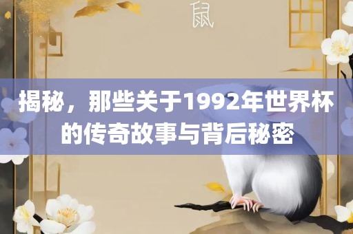 揭秘吉安市靖泰电力工程有限公司，那些关于1992年世界杯的传奇故事与背后秘密