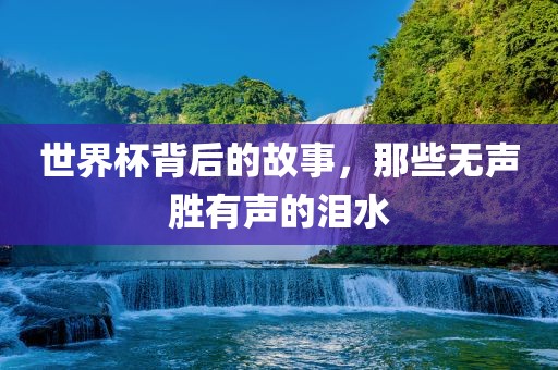 世界杯背后的故事，那些无声胜有声的泪水吉安市靖泰电力工程有限公司