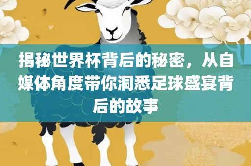 揭秘世界杯背后的秘密，从自媒体角度带你洞悉足球盛宴背后的故事吉安市靖泰电力工程有限公司