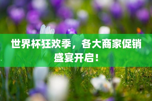 世界杯狂欢季，各大商家促销盛宴开启！吉安市靖泰电力工程有限公司