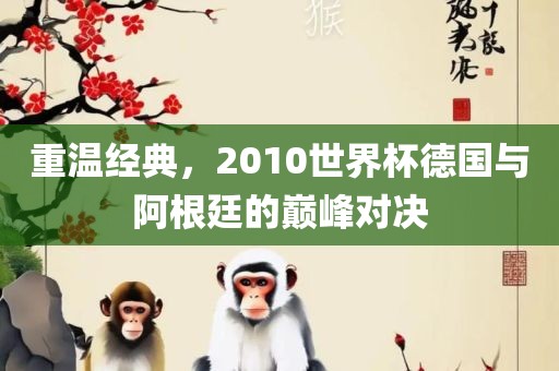 重温经典，2010世界杯德国与阿根廷的巅峰对决吉安市靖泰电力工程有限公司