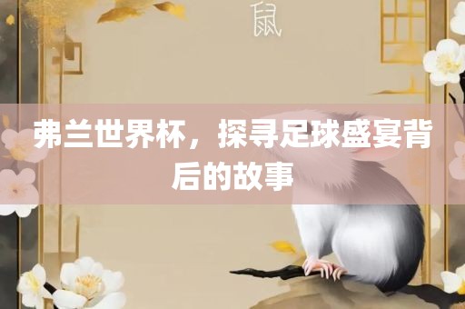 弗兰世界杯，探寻足球盛宴背后的故事