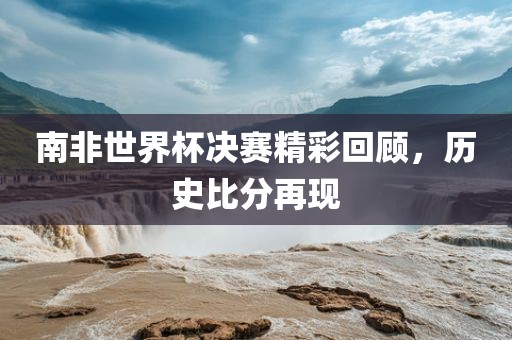 南非世界杯决赛精彩回顾，历史比分再现