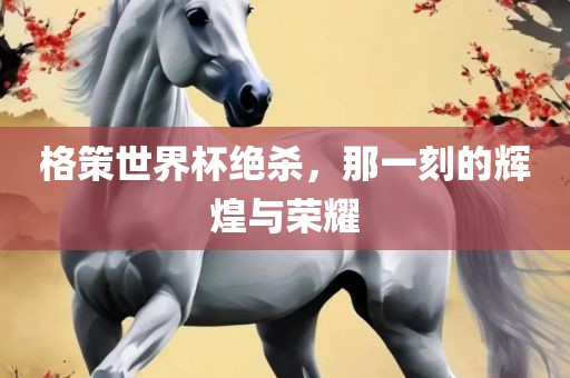 格策世界杯绝杀，那一刻的辉煌与荣耀