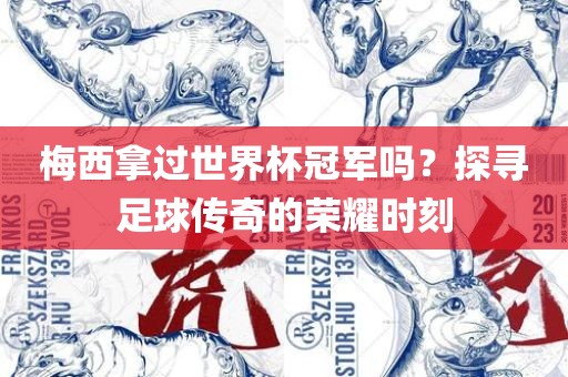 梅西拿过世界杯冠军吗？探寻足球传奇的荣耀时刻