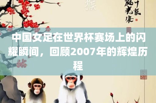 中国女足在世界杯赛场上的闪耀瞬间，回顾2007年的辉煌历程