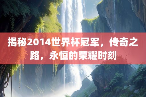 揭秘2014世界杯冠军，传奇之路，永恒的荣耀时刻